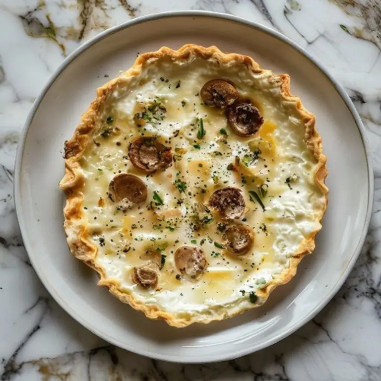 Quiche aux champignons