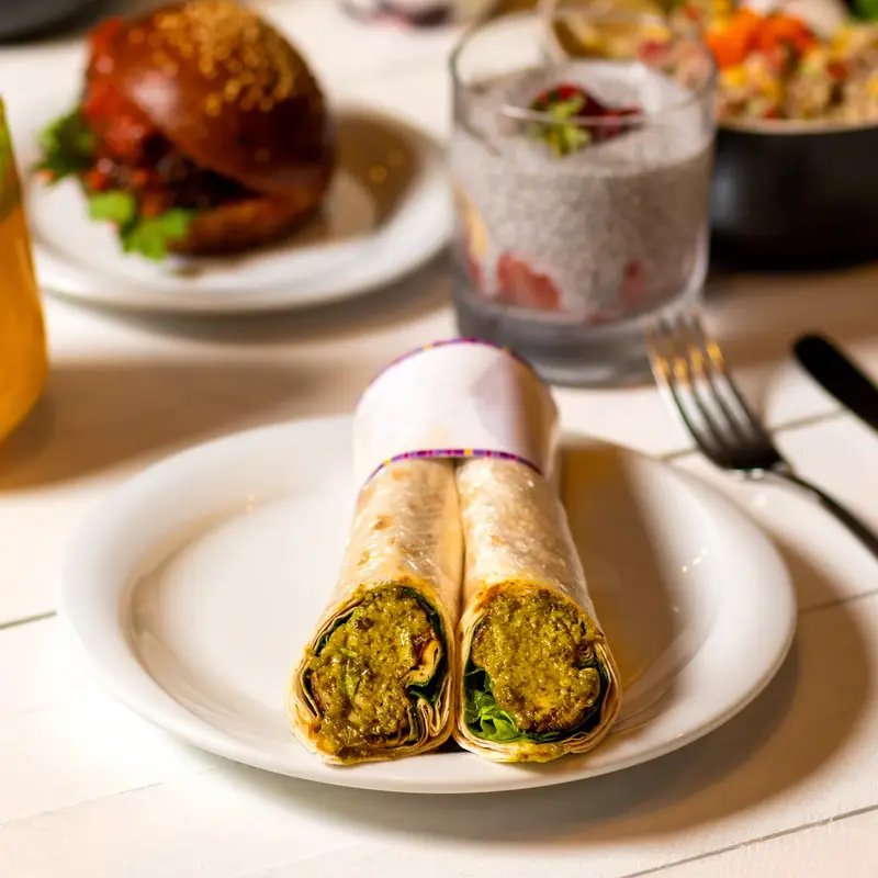 Wrap Cottage Cheese pesto
