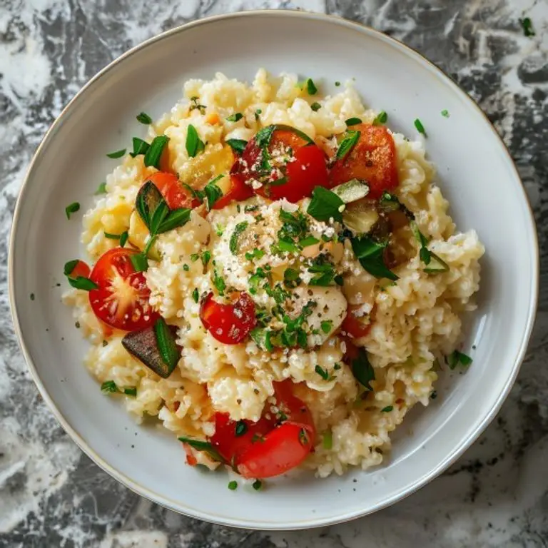 Risotto légumes d'été