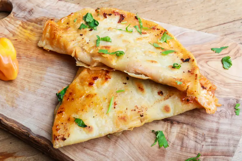 Calzone courgette Bacon