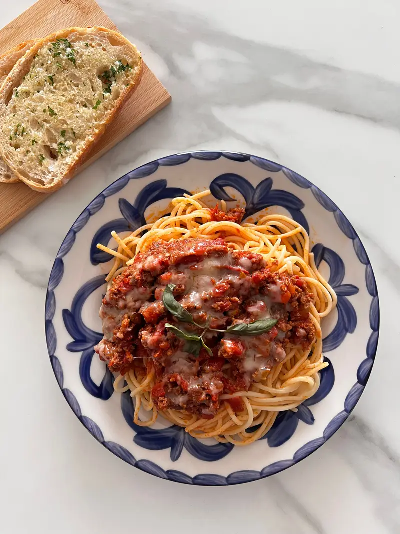 Pâtes bolognaise maison