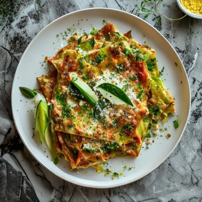 Lasagnes au pesto