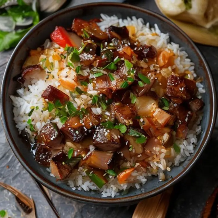 Porc sauce teriyaki