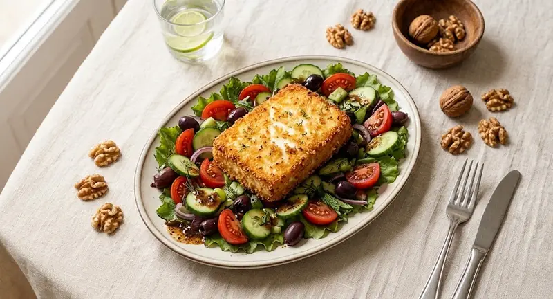 Feta panée